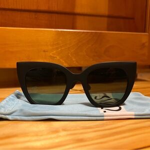 TOMS Black Cat-eye Sunglasses